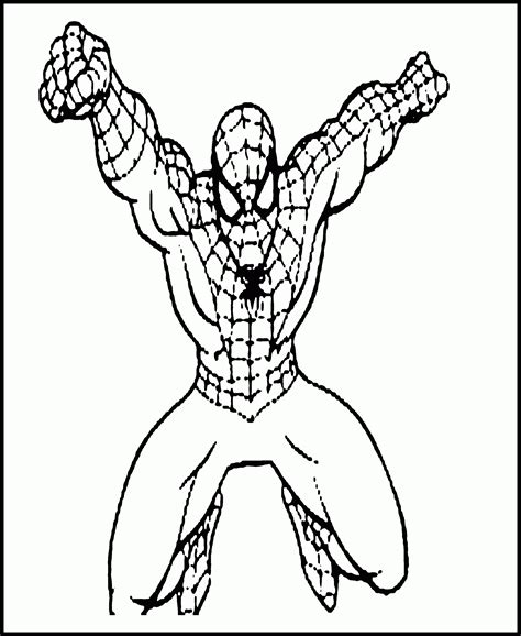 Spiderman Coloring Page Printable Printable Blank World