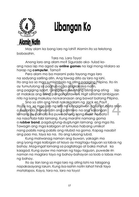 Halimbawa Ng Banghay Aralin Sa Filipino K To 12 Maikling Kwentong Sahida