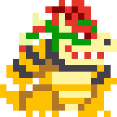 Thumb Image Bowser Pixel Art Super Mario Maker 1260x1260 Wallpaper