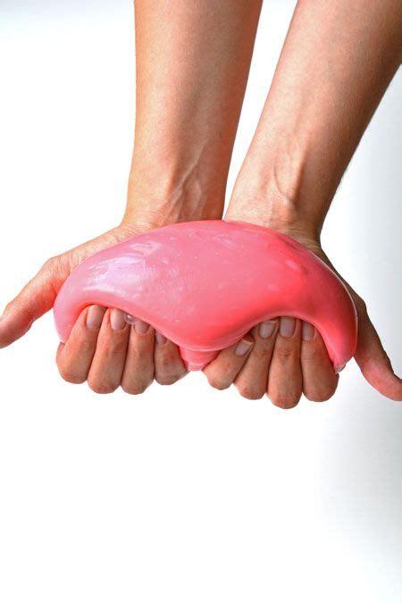 Lift gak out and knead into shape. Homemade Gak Recipe | Fun crafts for teens, Summer camp ...