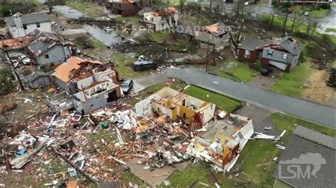 03 31 2023 Little Rock Ar Significant Tornado Damage Via Drone Youtube