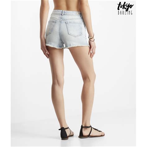 aeropostale womens high waisted shorty casual denim shorts womens apparel free shipping on
