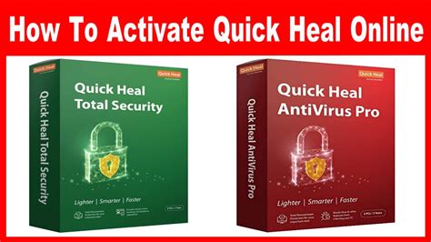 How To Activate Quick Heal Antivirus Online How To Register Quickheal