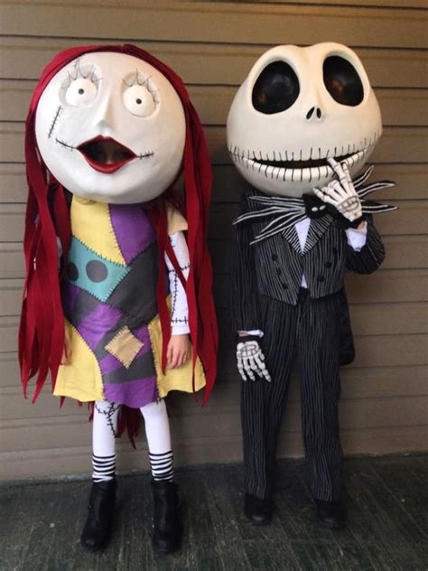 Unique Halloween Costumes Jack Skellington And Sally