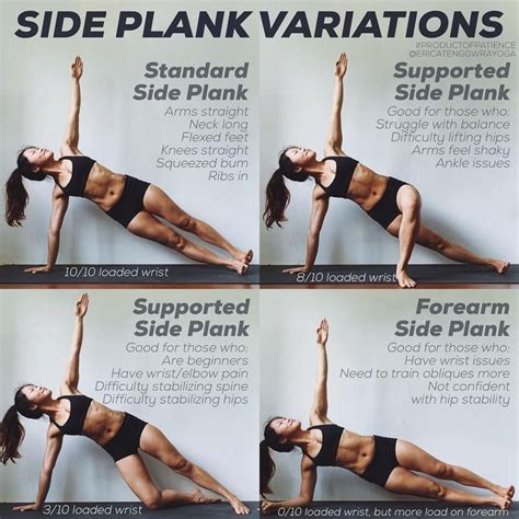 Erica Tenggara On Instagram “side Plank Variations Continuing From Yesterdays Post Here Are