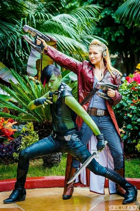 Starlord And Gamora Épique Cosplay Marvel Cosplay Cosplay Dress