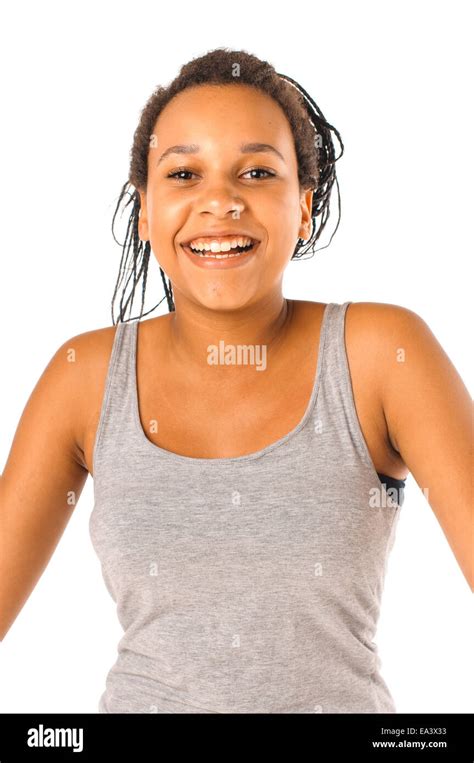 Laughing Girl Stock Photo Alamy