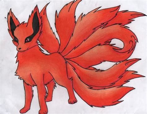 Red Nine Tailed Fox