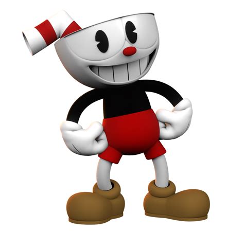 Cuphead Render By E74444444444 On Deviantart