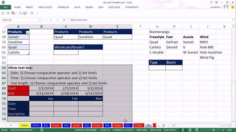 Excel Data Validation List And Custom Formula