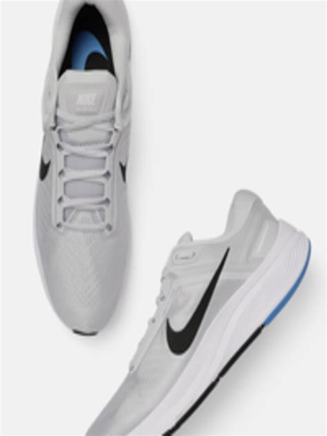 Buy Nike Men Grey Melange Air Zoom Structure 24 Running Shoes Sports