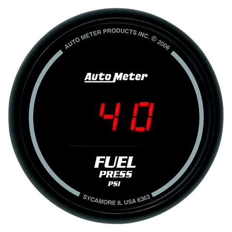 Auto Meter® 6363 Sport Comp Digital Series 2 116 Fuel Pressure