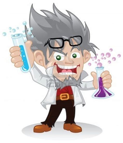 Mad Scientist Cartoon Character Scientist Cartoon Mad Scientist
