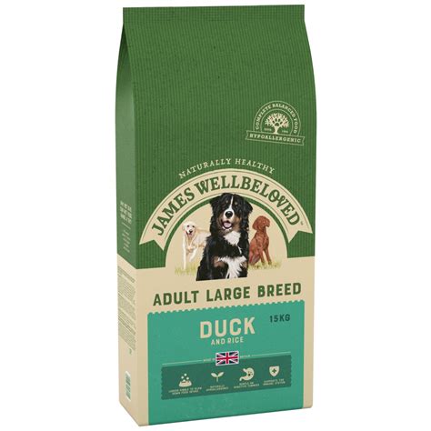 James Wellbeloved Adult Large Breed Complete Dry Dog Food Duck 15kg
