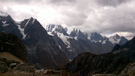 Desktop Wallpaper Cordillera Huayhuash The Andes Mountains Nature