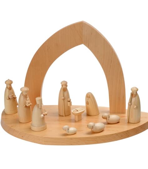 Fabriquer une crèche de Noël - Crèche vide à composer avec ...