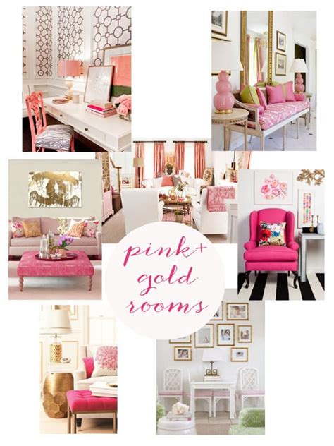 Pink And Gold Rooms