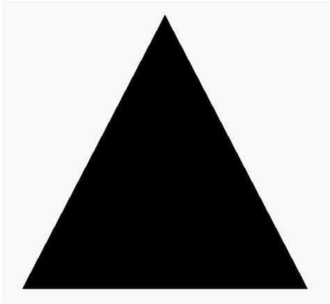 Black Triangle With Transparent Background Free Transparent Clipart