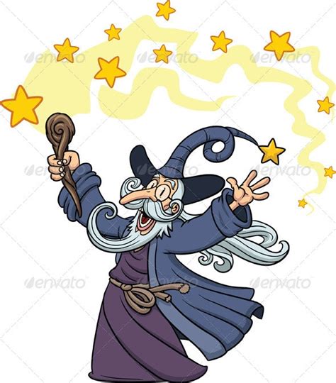 Cartoon Wizard By Memoangeles Graphicriver