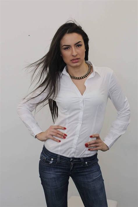 Serbian Girl Beauty Serbian Model Miss Serbia Women Blouses For Women Women Minimalist