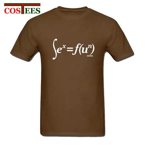 Funny Sex Equation T Shirt Sexfun N Power T Shirts 2018 New Fashion Mathematical Formula Mens T