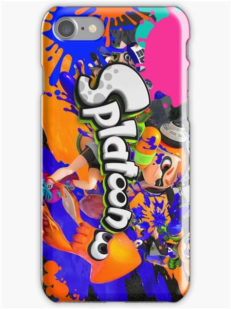 Splatoon Ink Splat Iphone Case Iphone Cases And Skins By Dharaacase34