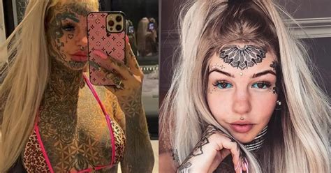 Fully Tattooed Model Reveals How She Looks Without Her Ink Thatviralfeed