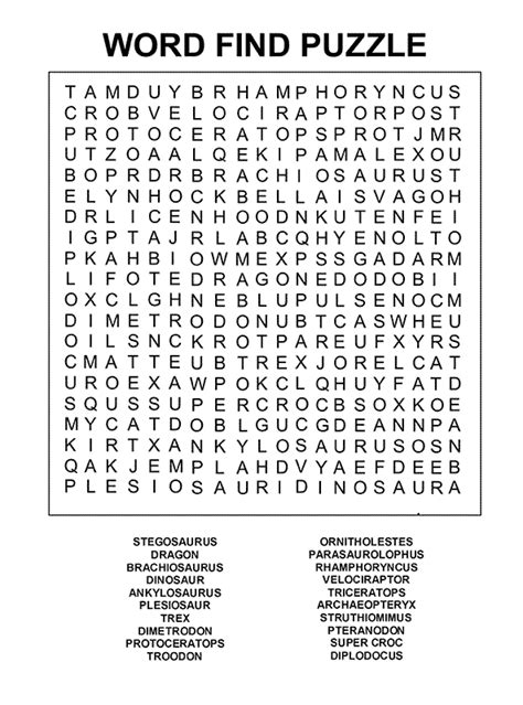 Find A Word Printable Free Printable Templates