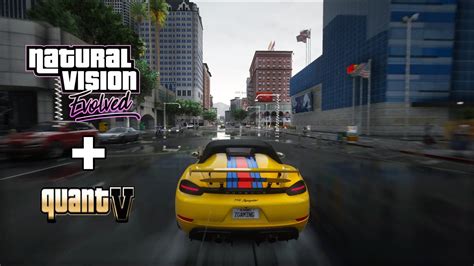 Gta 5 Quantv 30 Graphics Natural Vision Evolved Parallax Roads On