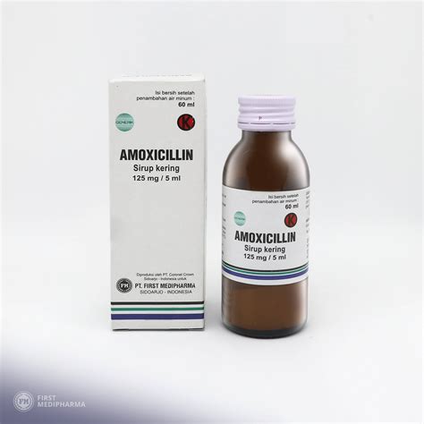Amoxicillin Trihydrate 125mg Syrup First Medipharma