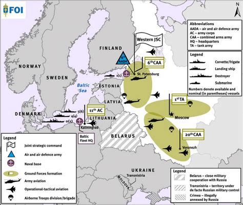 Deployment Of The Selected Units In Russias Western Military District