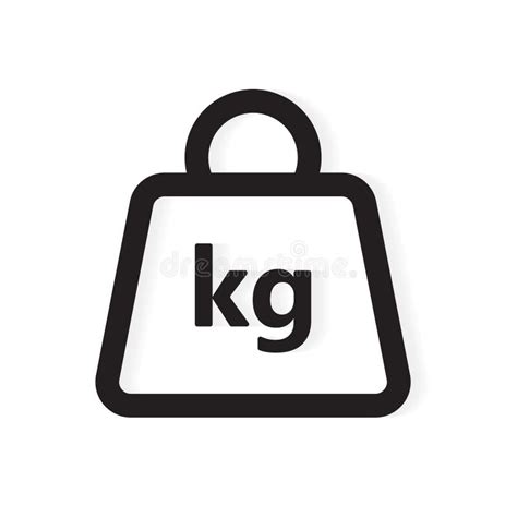 Kg Weight Icon Stock Vector Illustration Of Kettle 159927394