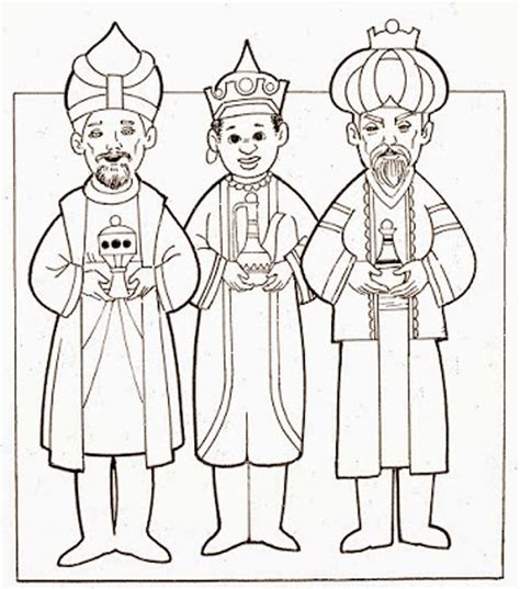 Los Reyes Magos Melchor Gaspar Y Baltazar Coloring Pages To Print Free Printable Coloring Pages