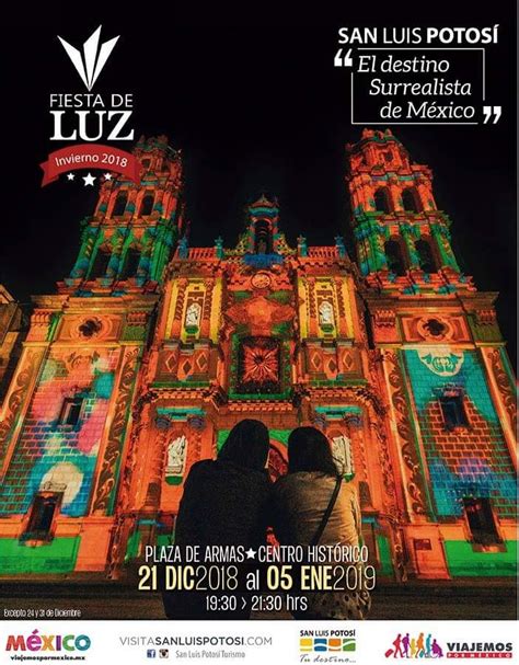 Fiesta De Luz En La Fachada De La Catedral Metropolitana Slp
