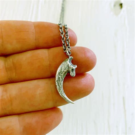 Hawk Claw Necklace Sterling Silver Bronze Red Tailed Hawk Etsy