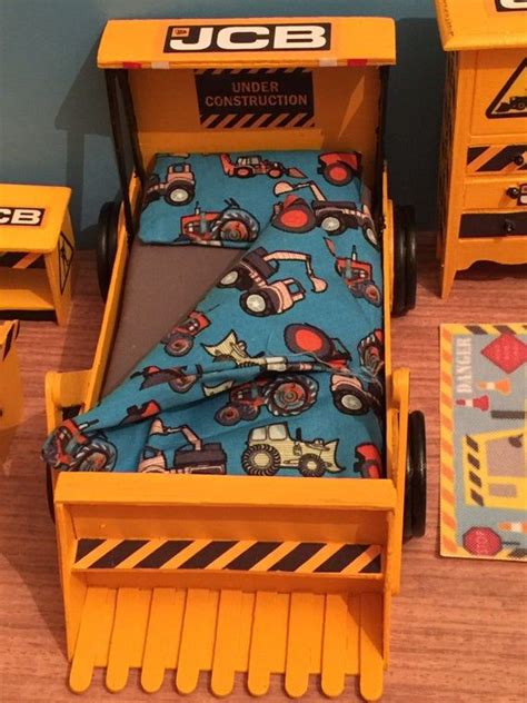 New standout pieces added daily. Dolls house jcb/digger inspired hand painted and ...