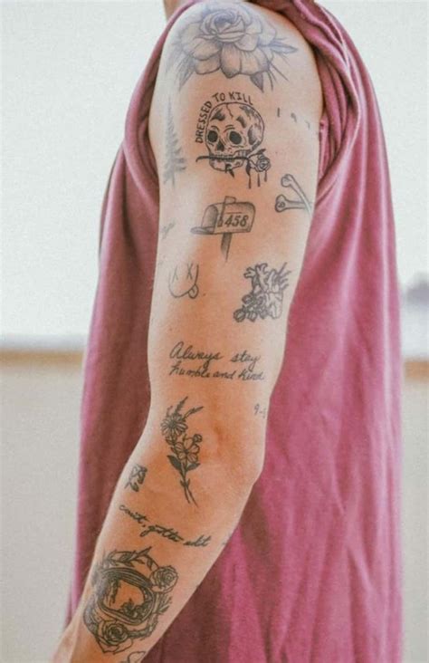50 patchwork tattoos to make you start a sleeve body artifact in 2023 small tattoos for guys