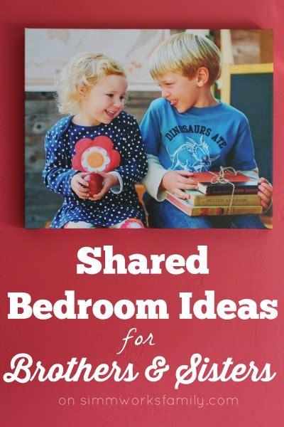 You may waste more space when you try to decor it with some accessories or decoration. Shared Bedroom Ideas for Brother and Sister - A Crafty ...