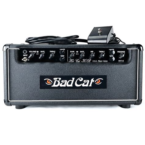 Bad Cat Hot Cat 30r 30 Watt Guitar Amp Head With Reverb Reverb