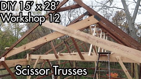 Scissor Trusses Over The Courtyard Roof Construction Roof Trusses My Xxx Hot Girl