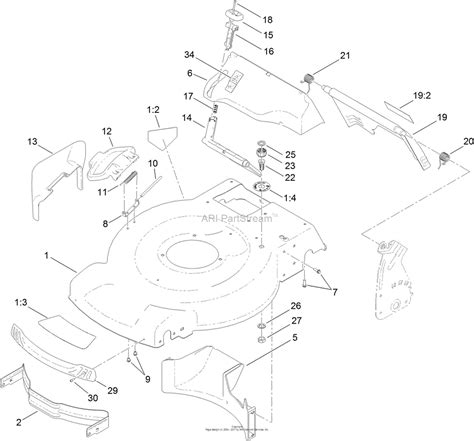 Product type walk behind mowers. Toro 20332, 22in Recycler Lawn Mower, 2013 (SN 313000001 ...