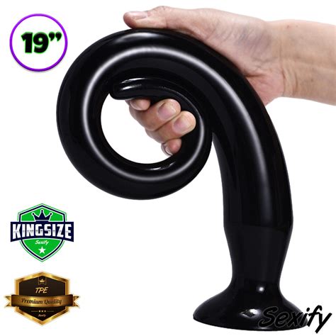 Xxxl Extra Long Huge Flexible Dildo Anal Snake Big Butt Plug Monster Sex Toy Ebay