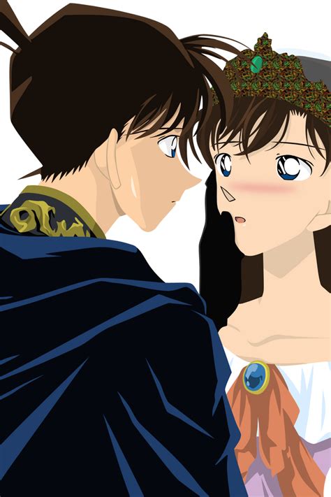 Shinichi Kudo And Ran Mouri By Narusailor On Deviantart