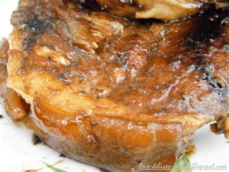 Aux délices de Fab Rouelle de porc longue cuisson confite au coca cola