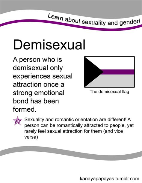 Demisexual A Person Who Is Demisexual Only Experiences Sexual