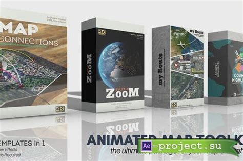 Videohive - Animated Map Toolkit - 30616266 - Project for After Effects