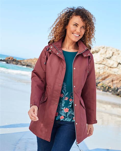 Waterproof Fleece Lined Jacket At Cotton Traders