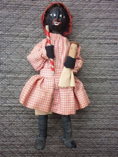 Loveleigh Folk Doll Topsy Walnut Head 1930s Black Americana Georgia