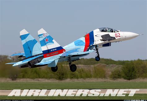 Sukhoi Su 27ub Russia Air Force Aviation Photo 4302833