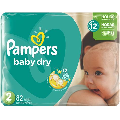 Pampers Baby Dry Diapers Small Size 2 82 Diapers